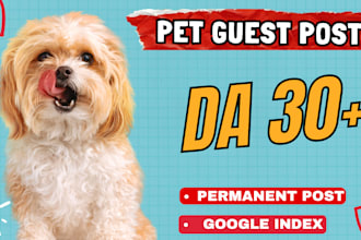 publish pet and animal guest post with dofollow backlink