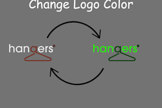 alter the color of any logo or product image