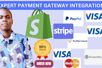 integrate paypal credit debit payment gateway smart button on shopify wordpress
