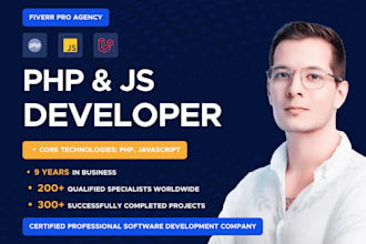 be your fulltime full stack php javascript developer to scale your dev team