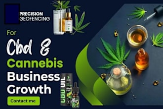 create geofence ads campaign for cannabis cbd website to drive trafflc sales