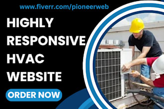 design hvac website solar roofing plumbing painting construction loan website