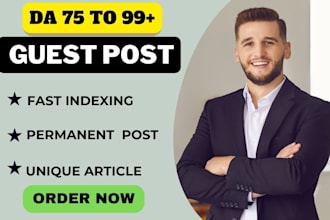 write and publish guest post backlinks on fast indexing sites