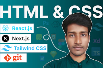 convert figma to HTML, tailwind CSS, figma to react, next js front end developer