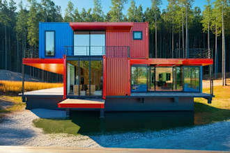 design shipping container homes, shops, restaurants