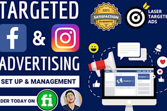 set up laser targeted facebook and instagram ads