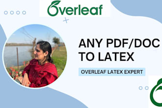 convert any document into latex overleaf