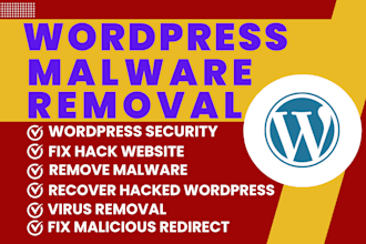 do wordpress malware removal and fix wordpress vulnerability