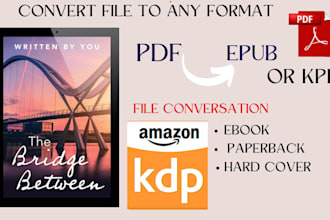 format ebooks to epub, kpf, mobi and indesign PDF