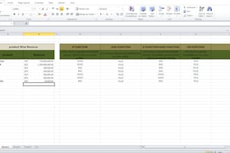 develop excel vba macros, formulas and pivot tables