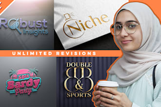 make custom logo design for your business brand and company
