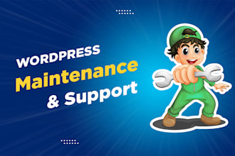 provide monthly wordpress maintenance and support
