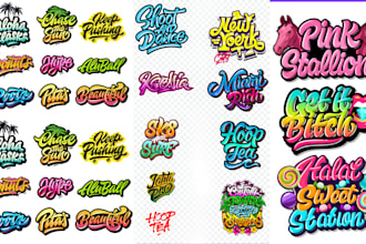 do graffiti,typography,lettering and font logo