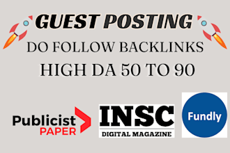 publish guest post on the inscriber magazine, publicist paper and fundly
