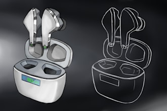 do innovative industrial design and  product sketches