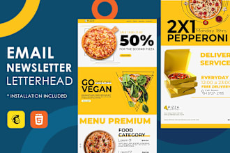 create stunning mailchimp letterhead newsletter template