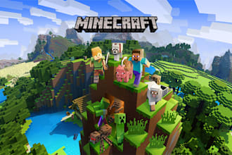 build minecraft map lobby, spawn, hub,dangeon, city,world,setup minecraft server