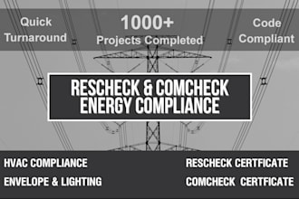 do rescheck comcheck for energy code compliance for permits