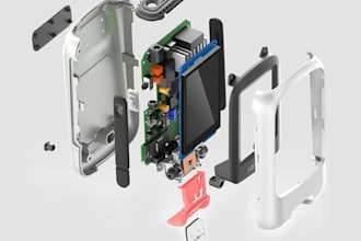 design ip68 waterproof enclosure and 3d product cad model, simulation, 3d print