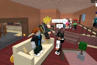 do roblox full game creation, roblox map, roblox scripter, vfx, roblox builder