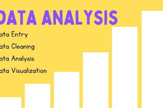 do data cleaning, analysis, statistics, tables and charts