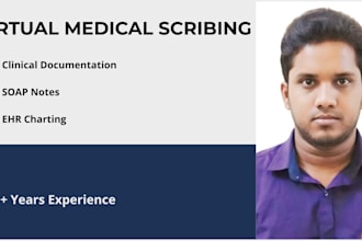do virtual medical scribing, soap notes and clinical documentation