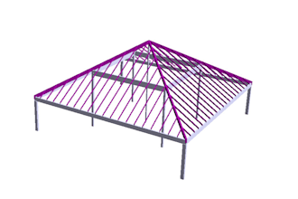 roof rafter and make quantity takeoff