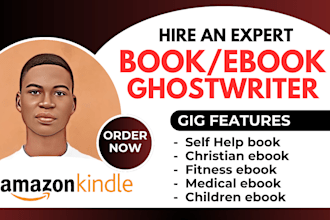 be ebook writer non fiction ebook ghostwriter KDP book writer ghost book writer
