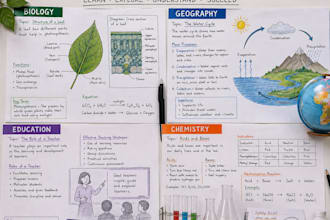 do biology, geography, education, chemistry class work