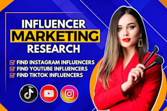find best instagram, youtube, tiktok influencers list for influencer marketing