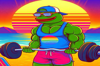create crypto meme art coin meme art meme animation solana meme coin art
