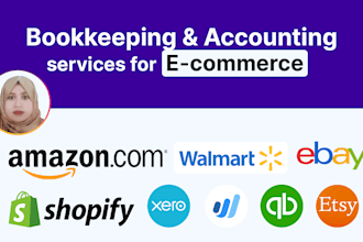 ecommerce bookkeeping for amazon shopify in quickbooks xero