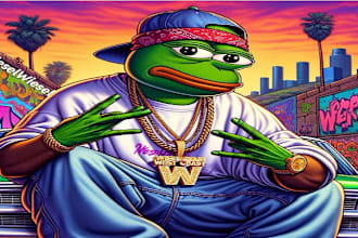 create funny meme coin art crypto meme animation instagram twitter reels post