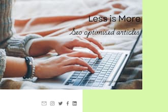 create SEO optimized articles 2024