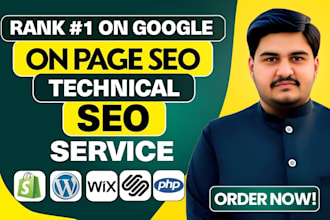 do advance shopify seo optimization onpage technical wordpress wix squarespace