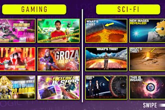 make quality youtube, pubg, bgmi, gaming thumbnails at a cheap price