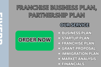 franchise business plan, franchise proposal, partnership business plan