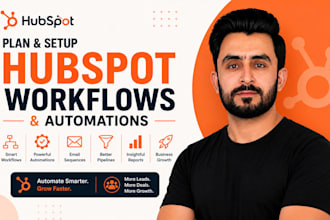 plan and setup hubspot workflows and automations