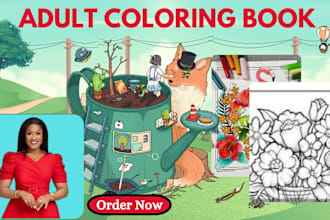expert illustrate adult coloring kids coloring book pages