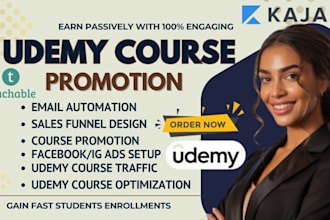 udemy course promotion to engage your active and real students