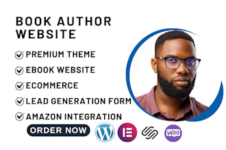author website ebook website children book website author landing page wordpress