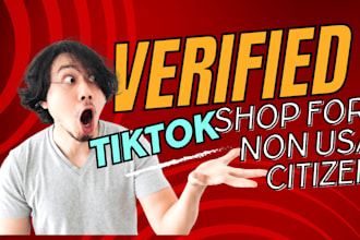 set up, manage USA tiktok shop llc US, non US ecommerce seller tik tok ads