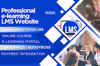 design lms website online course website content website elearning website wix