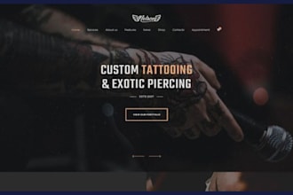 design profitable tattoo shopify store tattoo equipment store body art website