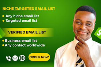 provide niche targeted active email list for email marketing