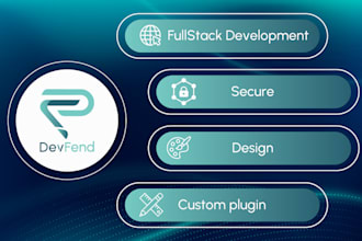 build a complete full stack website tailored to your needs