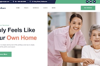 home care website assisted living website elderly care website home care website