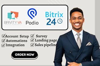 setup bitrix24 podio rezora lasso crm wiseagent brivity trengo cinc streakcrm