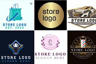 design amazon store, shopify ecommerce business logo