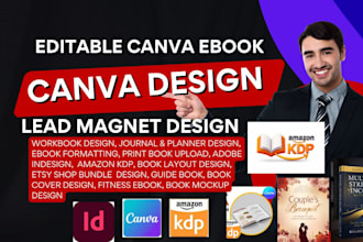editable canva ebook,canva ebook design, redesign canva ebook,ebook formatting